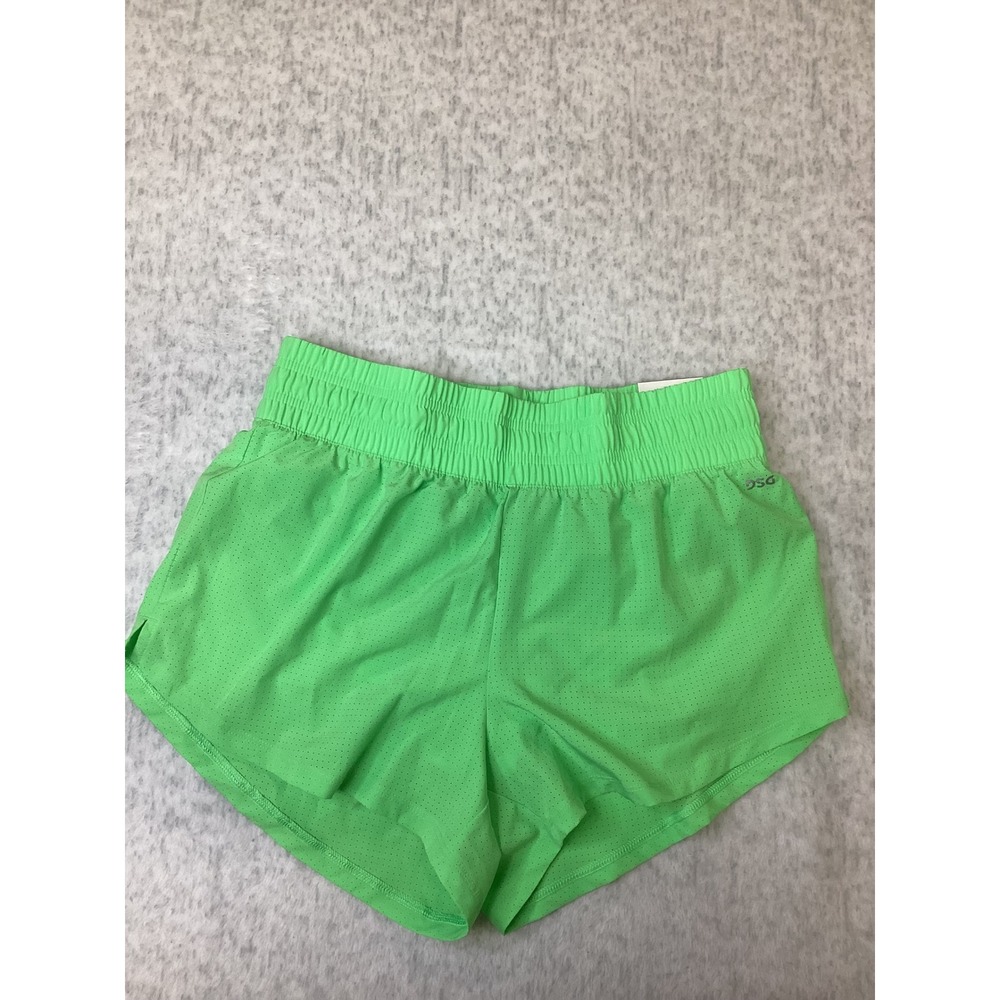DSG Womens Stride High Rise Short Hyper Lime Green Neon Running Small NEW